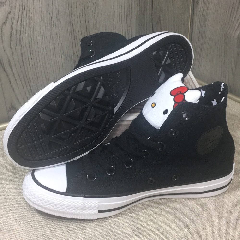Converse CTAS Hi black/fiery red/white - Picture 7 of 8